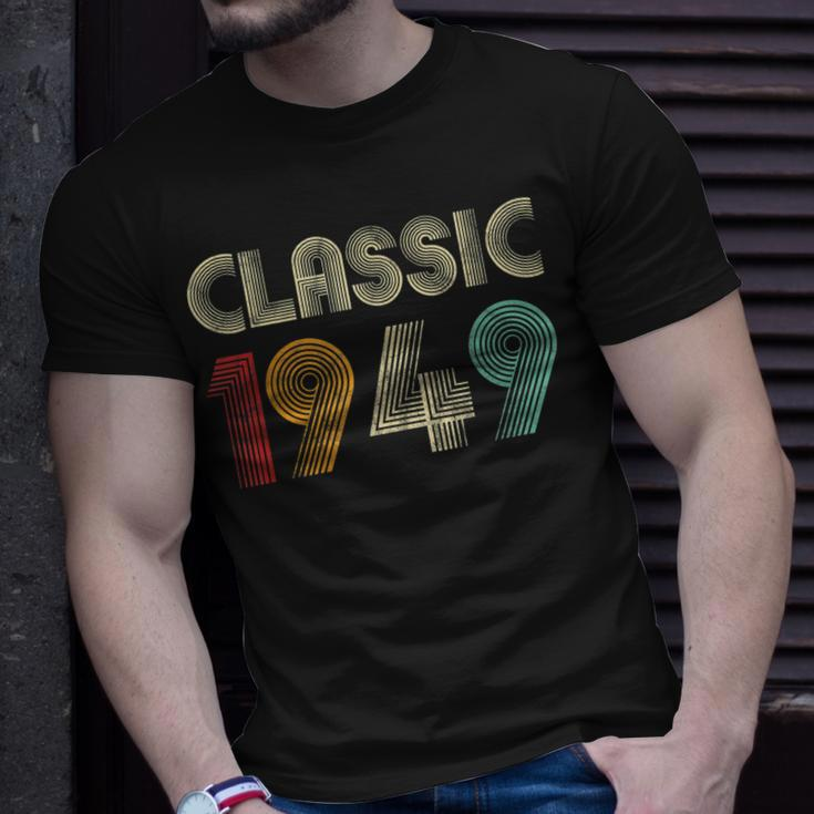 Klassisch 1949 Vintage 74 Geburtstag Geschenk Classic T-Shirt Geschenke für Ihn