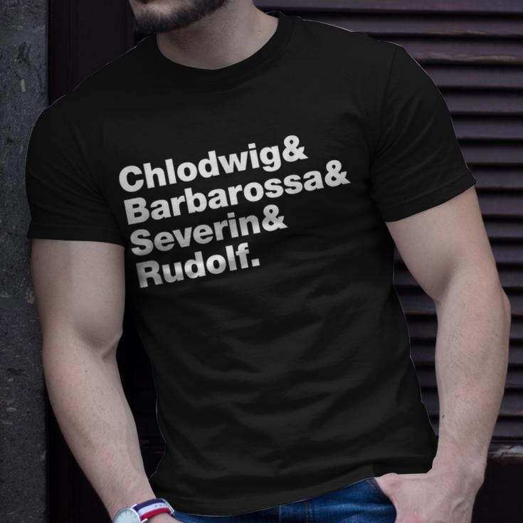 Kölner Legenden · Chlodwig Barbarossa  Severin  Rudolf T-Shirt Geschenke für Ihn