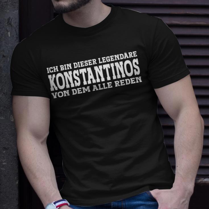 Konstantinos Lustiges Vorname Namen Spruch Konstantinos T-Shirt Geschenke für Ihn