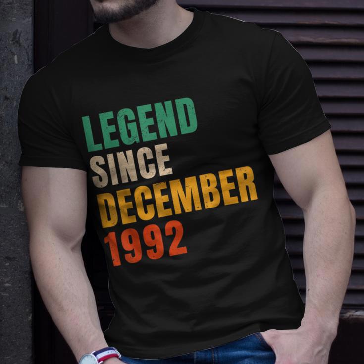 Legend Since December 1992 Retro 30Er Geburtstag T-Shirt Geschenke für Ihn