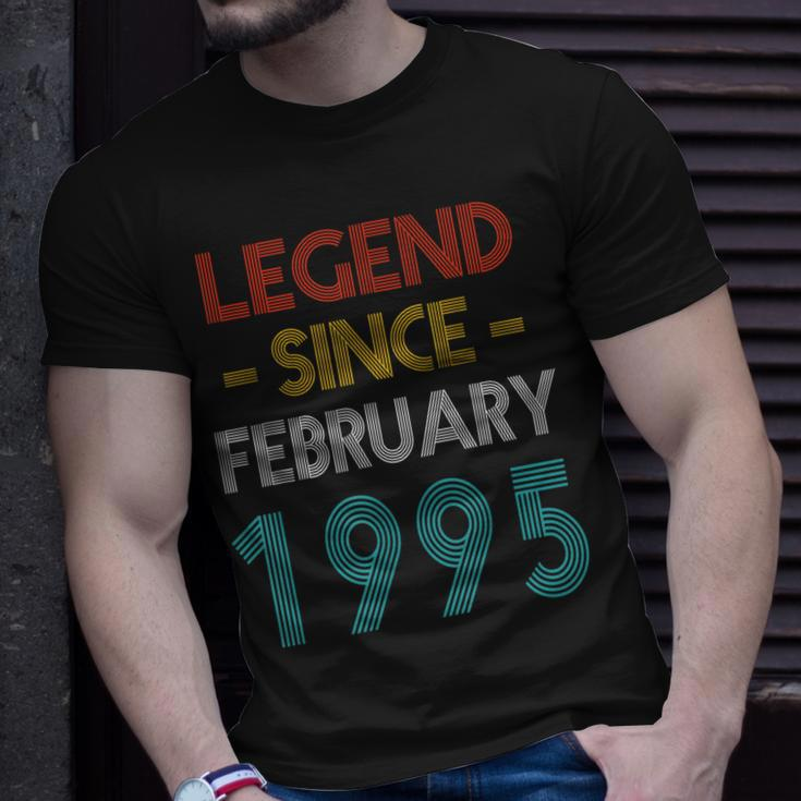 Legend Since Februar 1995 Vintage Geburtstag T-Shirt Geschenke für Ihn