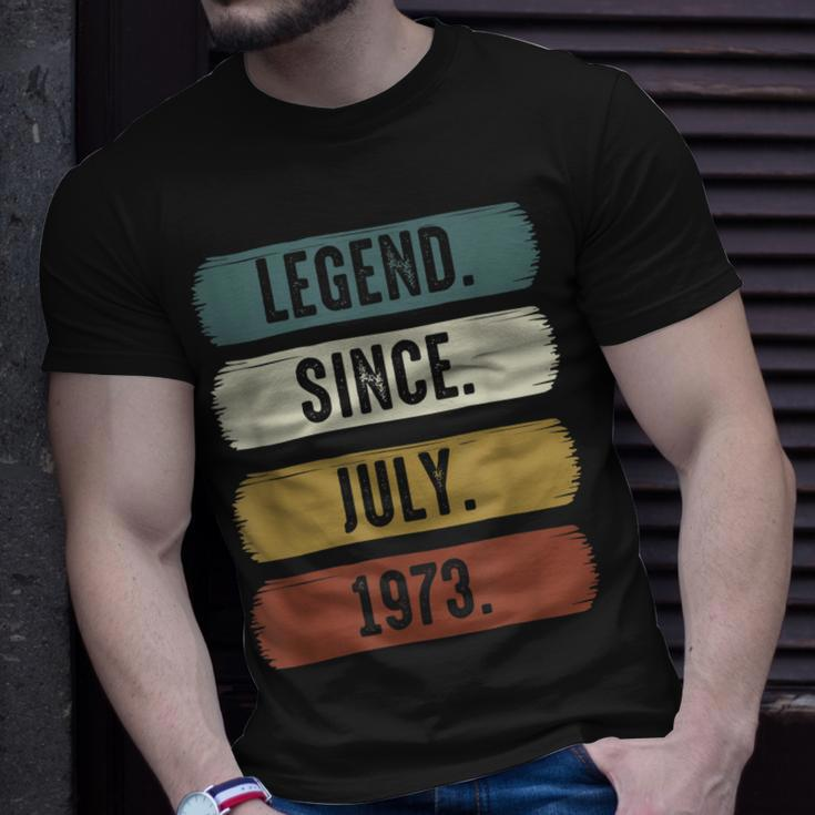 Legend Since Juli 1973 Lustiger 49 Jahre Geburtstag T-Shirt Geschenke für Ihn