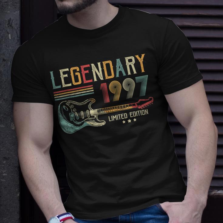 Legendär Seit 1997 T-Shirt für Gitarrenfans - 26. Geburtstag Geschenke für Ihn