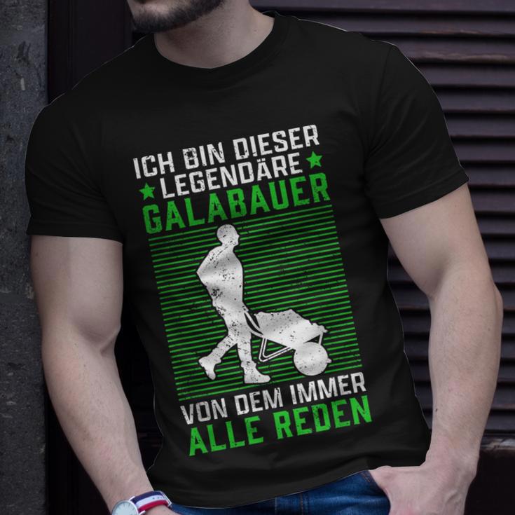 Legendärer Galabauer Landschaftsgärtner Galabau T-Shirt Geschenke für Ihn