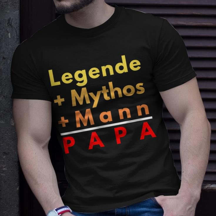 Legende Mythos Mann Das Ist Papa Vater Daddy T-Shirt Geschenke für Ihn