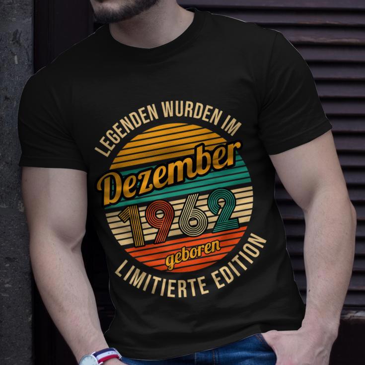 Legenden Sind Im Dezember 1962 Geboren 60Geburtstag Mann T-Shirt Geschenke für Ihn