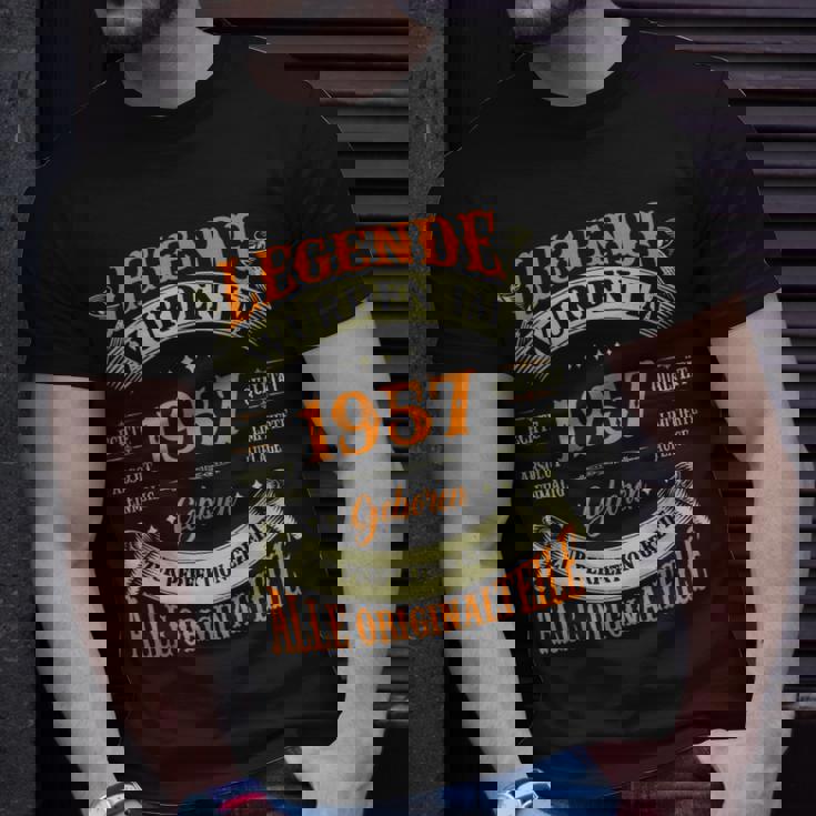 Legenden Wurden Im 1957 Geboren 66 Geburtstag 66 Jahre T-Shirt Geschenke für Ihn