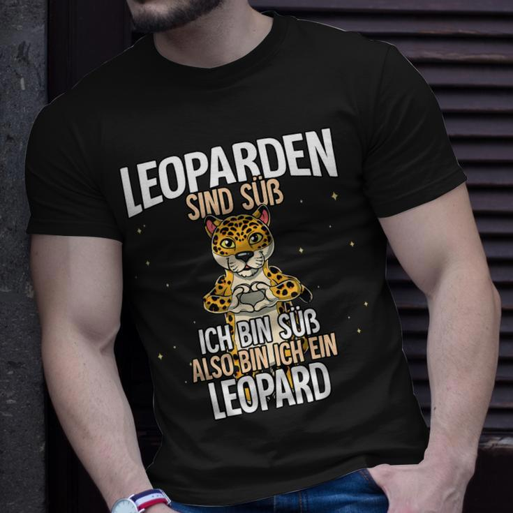 Leoparden Sind Süß Leopard T-Shirt Geschenke für Ihn