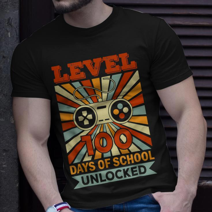 Level 100 Days Vintage 100Th Day Teacher 100 Days Of School V2T-shirt Gifts for Him