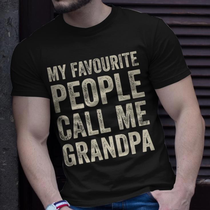 Lieblingsmensch Opa T-Shirt, My Favourite People Call Me Grandpa Geschenke für Ihn