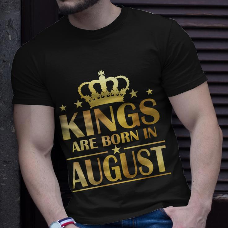 Limited Edition Kings Are Born In August Unisex T-Shirt Gifts for Him