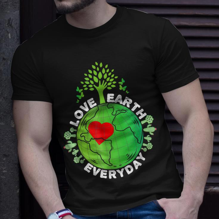 Love Earth Everyday Protect Our Planet Environment Earth Unisex T-Shirt Gifts for Him