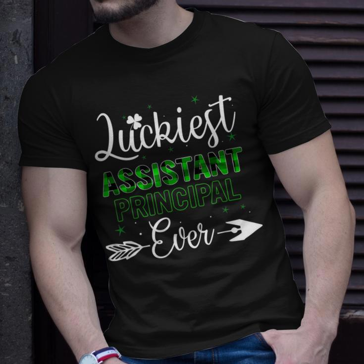 Luckiest Assistant Principal Ever Best St Patricks Day Unisex T-Shirt Gifts for Him