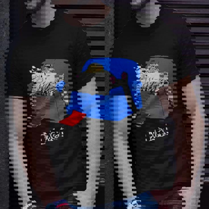 Lzrcat Dadcat Unisex T-Shirt Gifts for Him