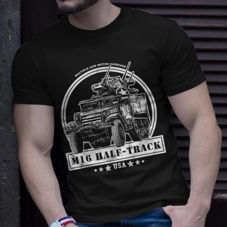 M16 Halftrack Multiple Gun Motor Carriage Unisex T-Shirt Gifts for Him