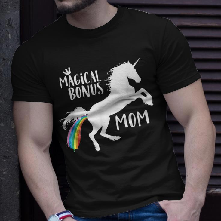 Magical Bonus Mom Unicorn Stepmother Best Stepmom Ever Gift Unisex T-Shirt Gifts for Him