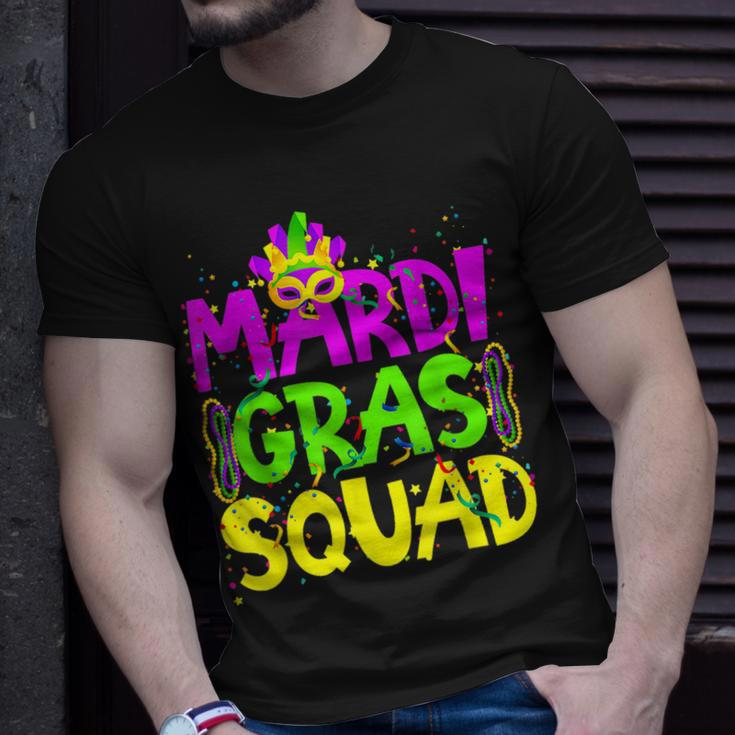 Mardi Gras Squad Party Costume Outfit Mardi Gras T-shirt Gifts for Him