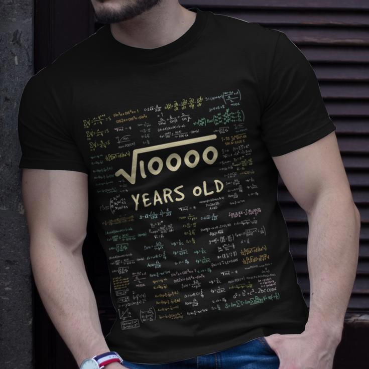 Mathe Geburtstag Geschenk 100 Jahre Opa Oma 100 Geburtstag T-Shirt Geschenke für Ihn