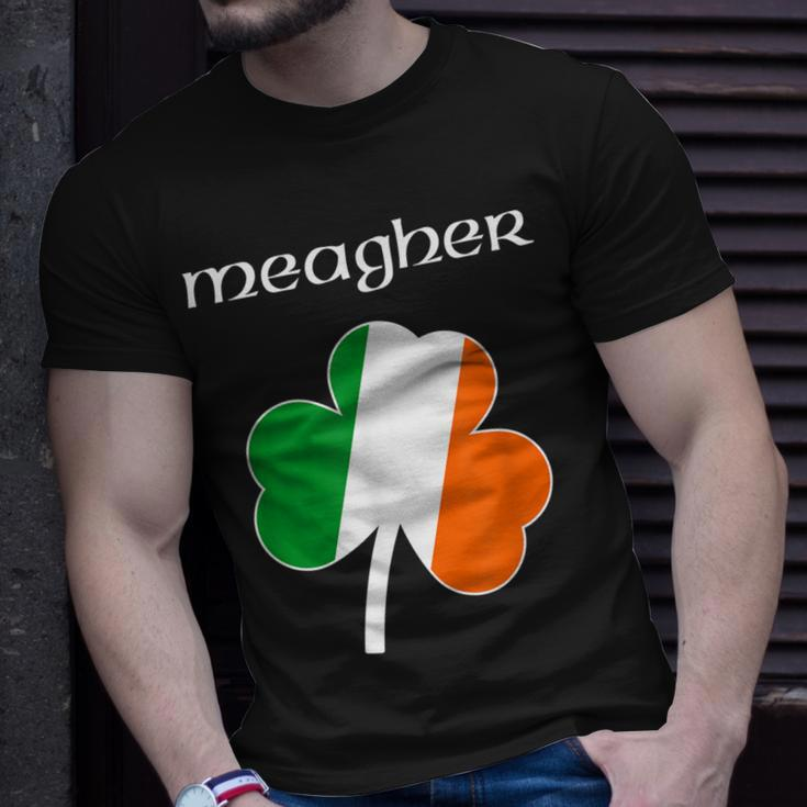 MeagherFamily Reunion Irish Name Ireland Shamrock Unisex T-Shirt Gifts for Him
