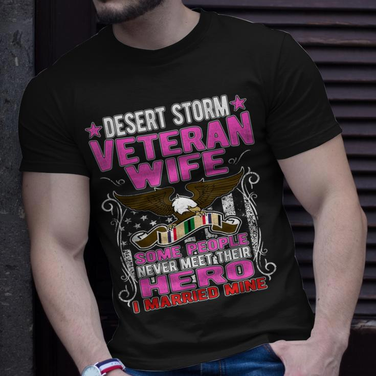 Some Never Meet Their Hero - Desert Storm Veteran Wife T-shirt Gifts for Him