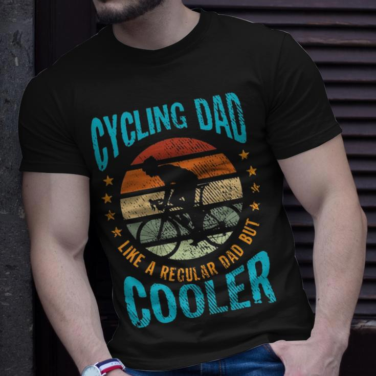 Mens Cycling Dad - Bike Rider Cyclist Fathers Day Vintage Gift Unisex T-Shirt Gifts for Him