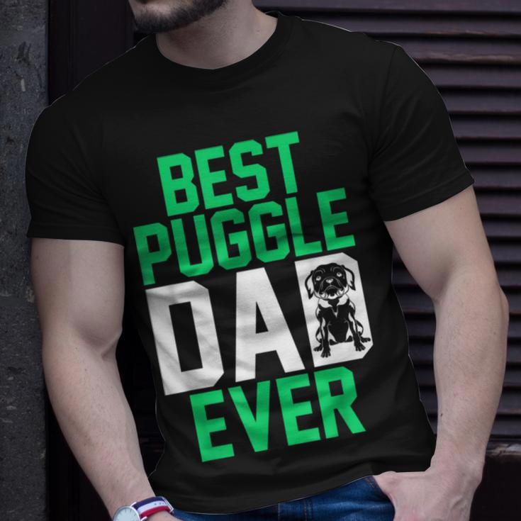 Mens Pet Owner Animal Dog Lover Daddy Best Puggle Dad Ever Puggle Unisex T-Shirt Gifts for Him