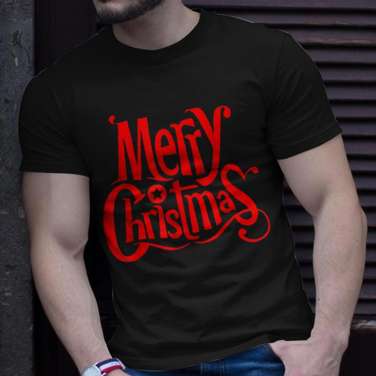Merry Christmas Weihnachts Spruch Dekoration Damen Herren V5 T-Shirt Geschenke für Ihn