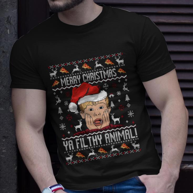 Merry Christmas Ya Filthy Animal Sweater Unisex T-Shirt Gifts for Him