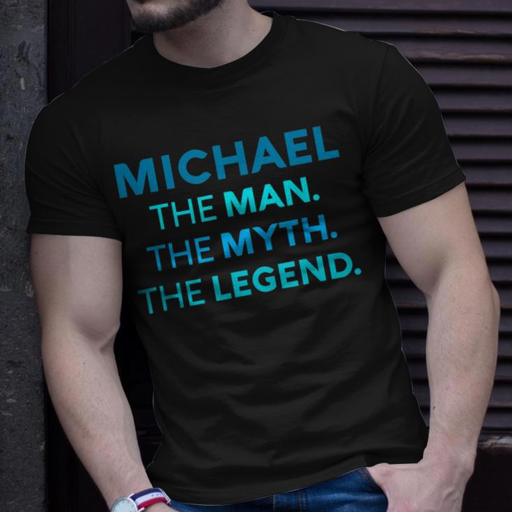 Michael The Man The Myth The Legend Name Personalized Boys Unisex T-Shirt Gifts for Him