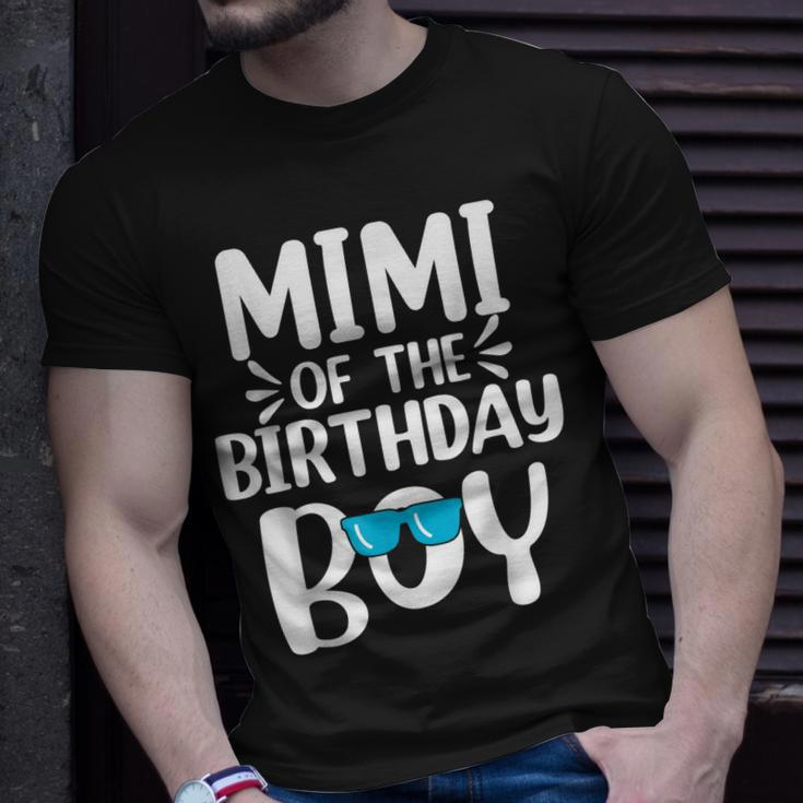Mimi Of The Birthday Boy Mom Dad Kids Family Matching Unisex T-Shirt Gifts for Him
