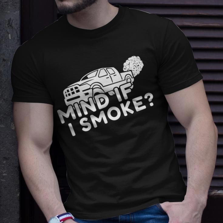Mind If I Smoke Funny Diesel Power Mechanic 4X4 Unisex T-Shirt Gifts for Him