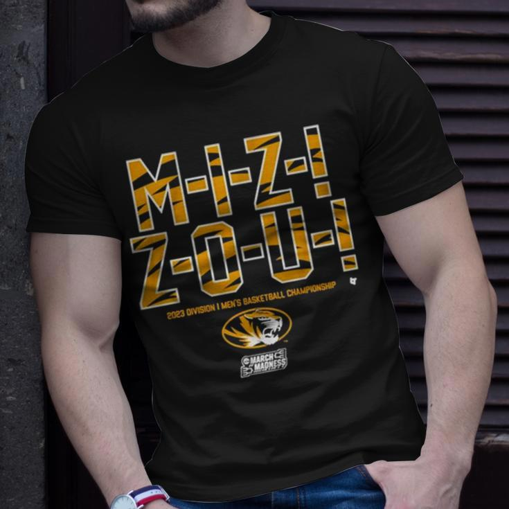 Missouri Basketball M I Z Z O U 2023 March Madness Unisex T-Shirt Gifts for Him