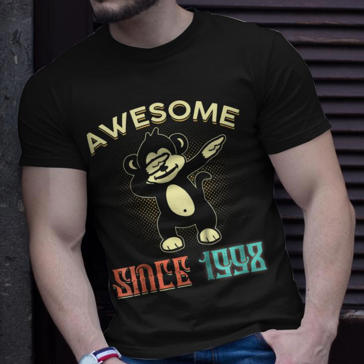 Monkey Dabbing Awesome Since 1998 21St Yrs Birthday Unisex T-Shirt Gifts for Him