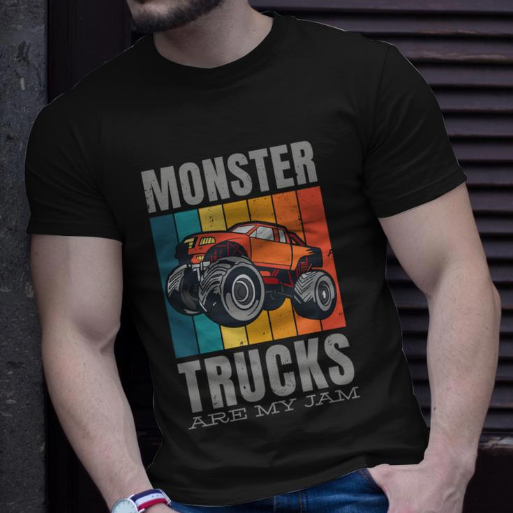 Monster Trucks Are My Jam Unisex T-Shirt Gifts for Him