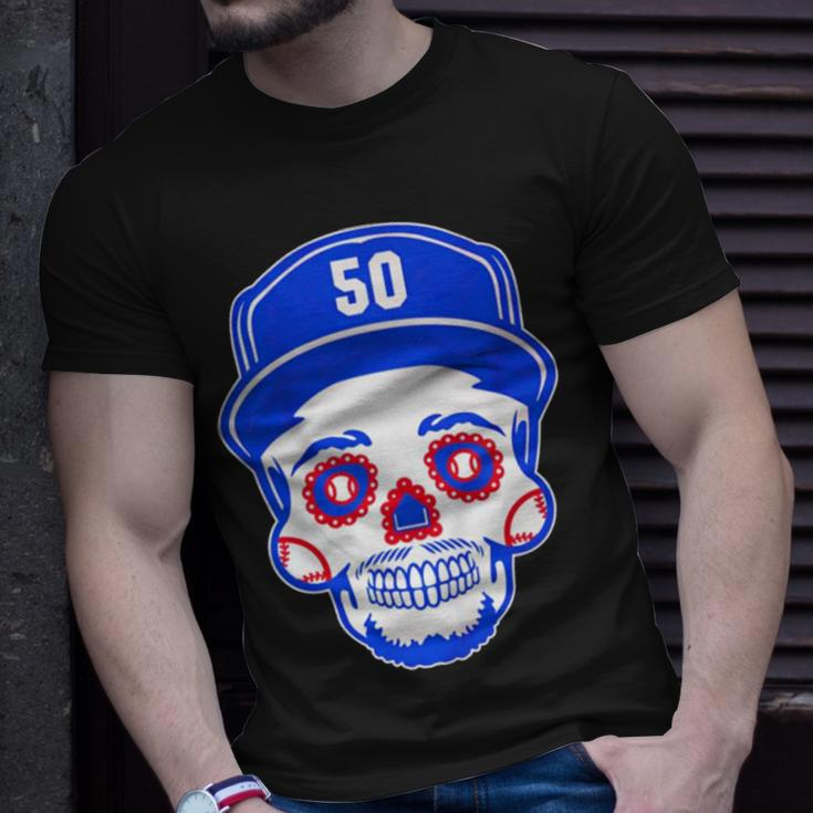 Mookie Betts Sugar Skull Unisex T-Shirt Gifts for Him