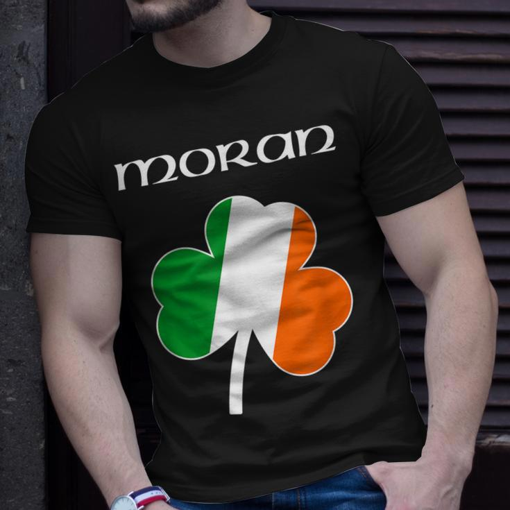 MoranFamily Reunion Irish Name Ireland Shamrock Unisex T-Shirt Gifts for Him