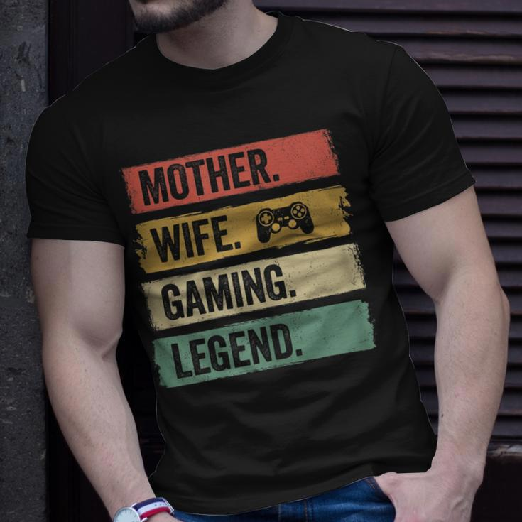 Mutter Video Gaming Legende Vintage Video Gamer Frau Mama T-Shirt Geschenke für Ihn