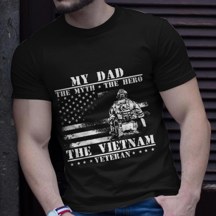 My Dad The Myth The Hero The Legend Vietnam Veteran Great Gift Unisex T-Shirt Gifts for Him