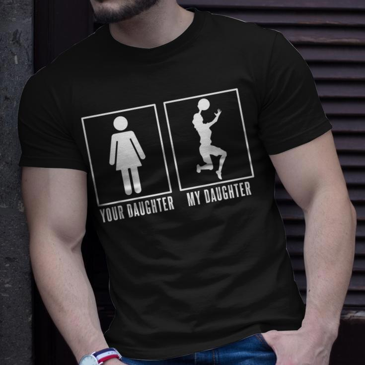 My Daughter Girl Basketball Player Funny My Daughter Dad Mom Unisex T-Shirt Gifts for Him