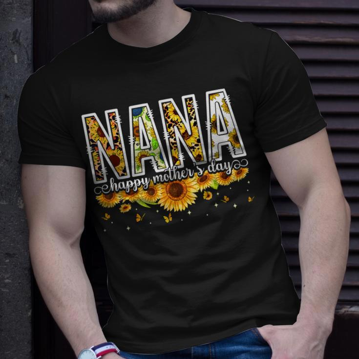 Nana Grandma Happy Mothers Day Mama Sunflower Mommy Unisex T-Shirt Gifts for Him