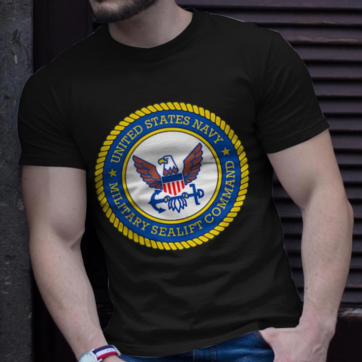 Navy Military Sealift Command Msc Unisex T-Shirt Gifts for Him