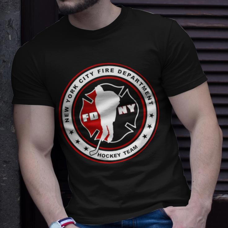 New York Fire Department Hockey Team Unisex T-Shirt Gifts for Him