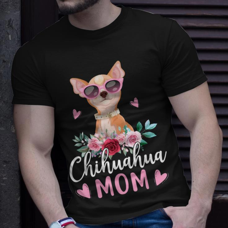 Niedliche Chihuahua Mama Sonnenbrille Für Chihuahua-Besitzer T-Shirt Geschenke für Ihn