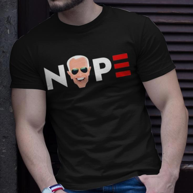 Nope Biden V2 Unisex T-Shirt Gifts for Him
