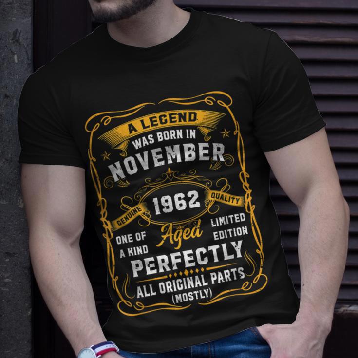 November 1962 Geburtstags T-Shirt, Lustiges Vintage Herren Design Geschenke für Ihn