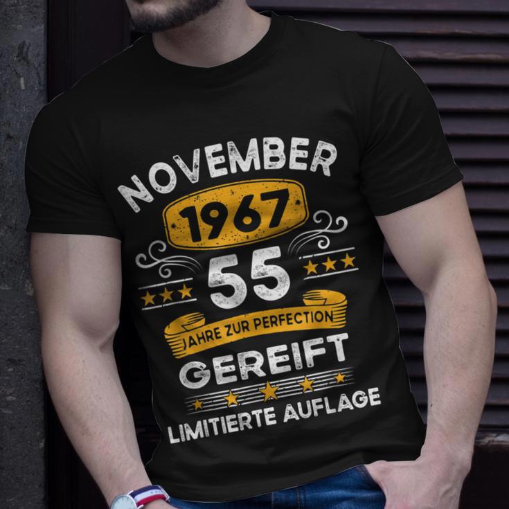 November 1967 Lustige Geschenke 55 Geburtstag T-Shirt Geschenke für Ihn