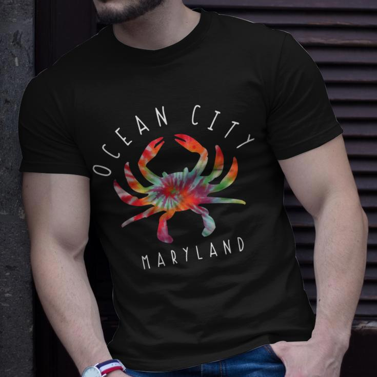 Ocean City Maryland Crab Tie Dye Summer Vacation Unisex T-Shirt Gifts for Him