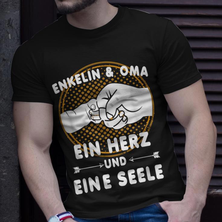 Oma Und Enkelin Ein Herz Und Eine Seele Oma T-Shirt Geschenke für Ihn