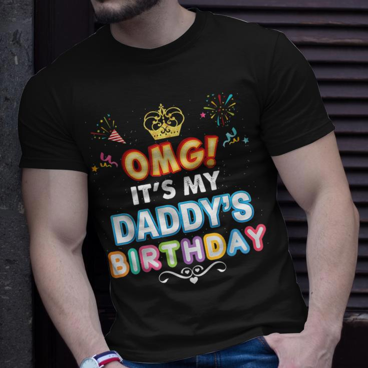 Omg Its My Daddy Birthday Happy Vintage Perfect Kid T-Shirt Gifts for Him