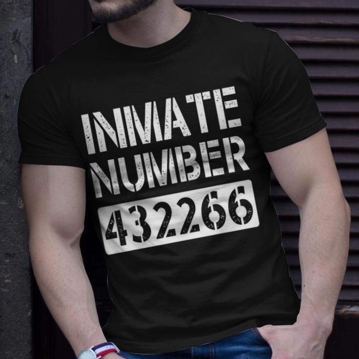 Orange Prisoner Costume Jail Break Outfit Lazy Halloween Unisex T-Shirt Gifts for Him